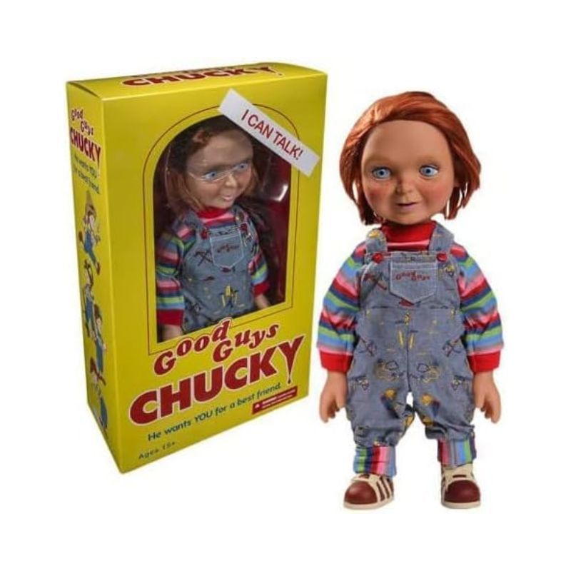 Child's Play 3: Talking Pizza Face Chucky Good Guys Doll Multicolor