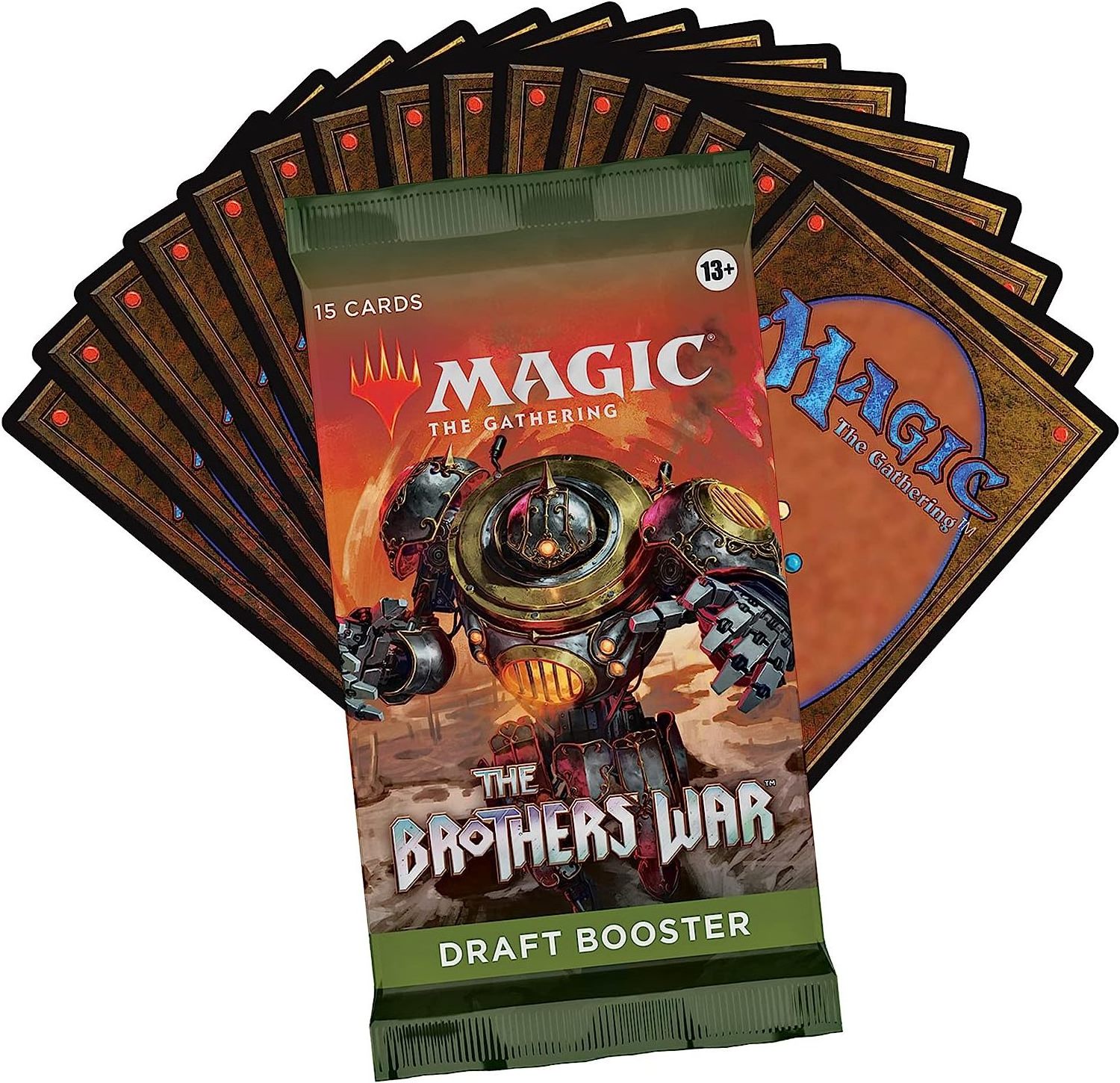 Playing Card The Gathering The Brothers War Draft Booster Box | 36 Packs (540 Playing Cards)