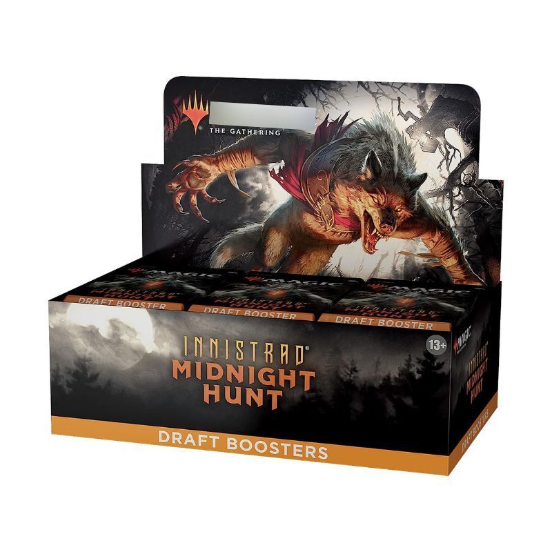 Playing Card The Gathering Innistrad: Midnight Hunt Draft Booster Box | 36 Packs (540 Cards)