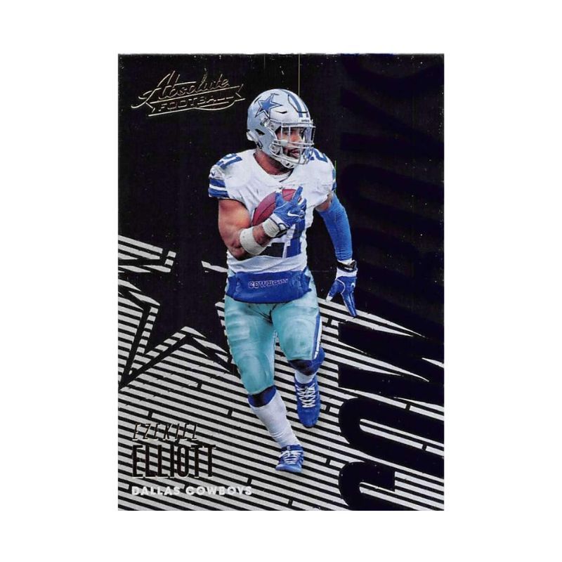 2018 Absolute Football #27 Ezekiel Elliott Dallas Official NFL Trading Card made by Panini