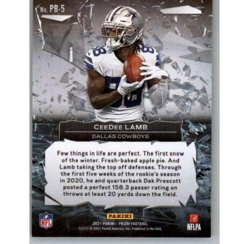 2021 Panini Break #5 CeeDee Lamb Dallas NFL Football Trading Card