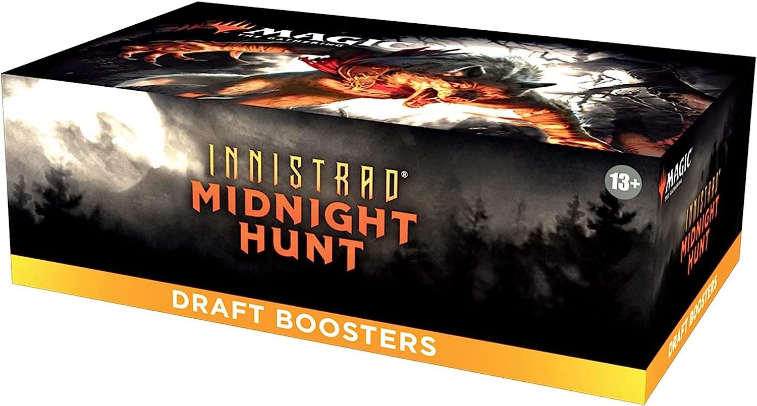 Playing Card The Gathering Innistrad: Midnight Hunt Draft Booster Box | 36 Packs (540 Cards)