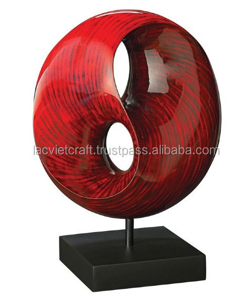 High quality best selling modern Red Tubular Sculpture from Vietnam