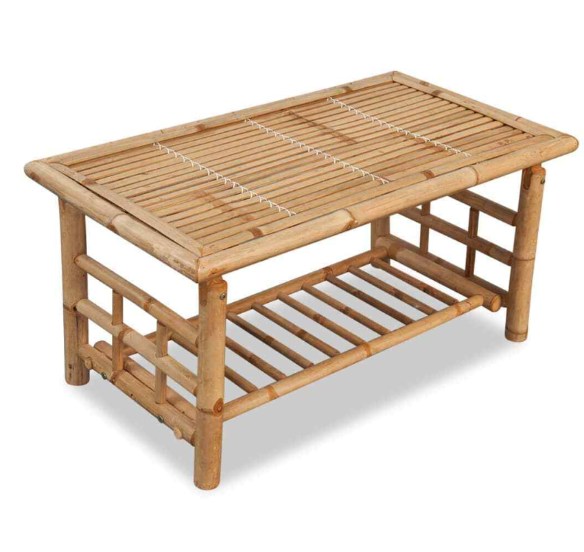 Wholesaler High quality best selling new collection Bamboo foldable table for dinning room tropical decoration from Vietnam