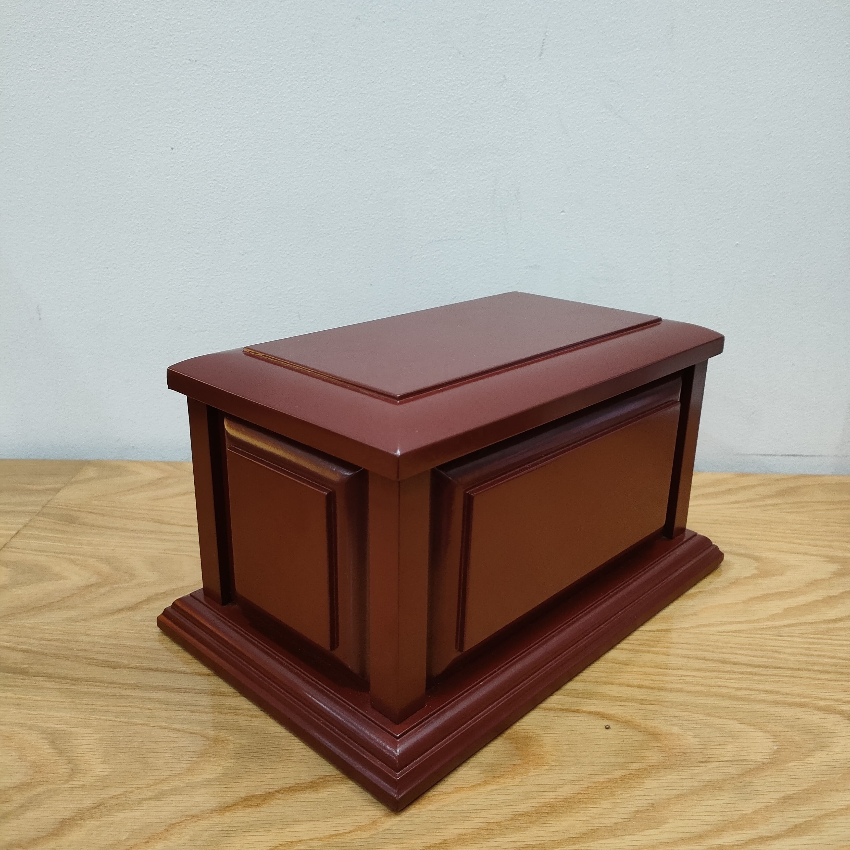 Manufacture High quality best selling wooden cremation urn for pet Pet Memorial Urns for Dog or Cat Ashes made from Viet Nam