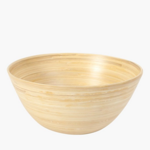 Wholesaler best selling Durable bamboo spun fiber natural Fruit basket customize color for salad bowl healthy vegan bowl