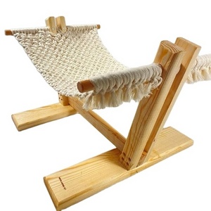 Wholesaler High quality best selling unique Macrame Cat Hammock  New Moon Cat Swing Chair made in Vietnam