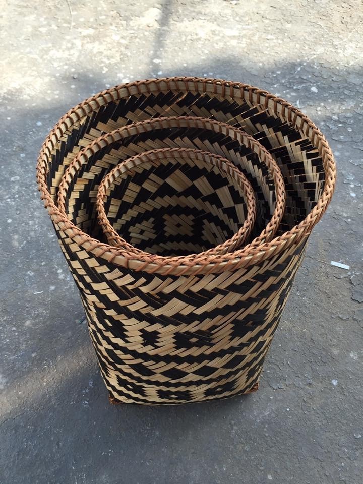 Wholesaler ODM customized High quality best selling eco-friendly Set of Natural Sea Grass Basket with covered cloth from Vietnam