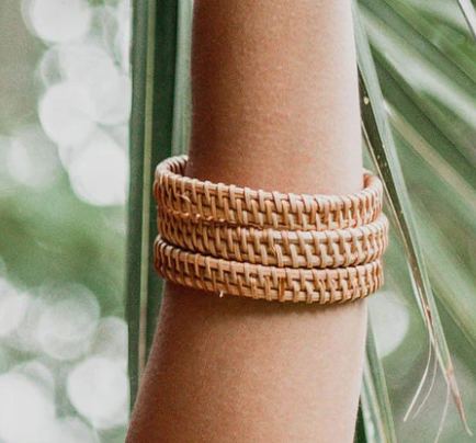 Wholesaler New Arrival Designer Women fashion handwoven rattan Bracelet Handmade Accessories gift for her valentine gift