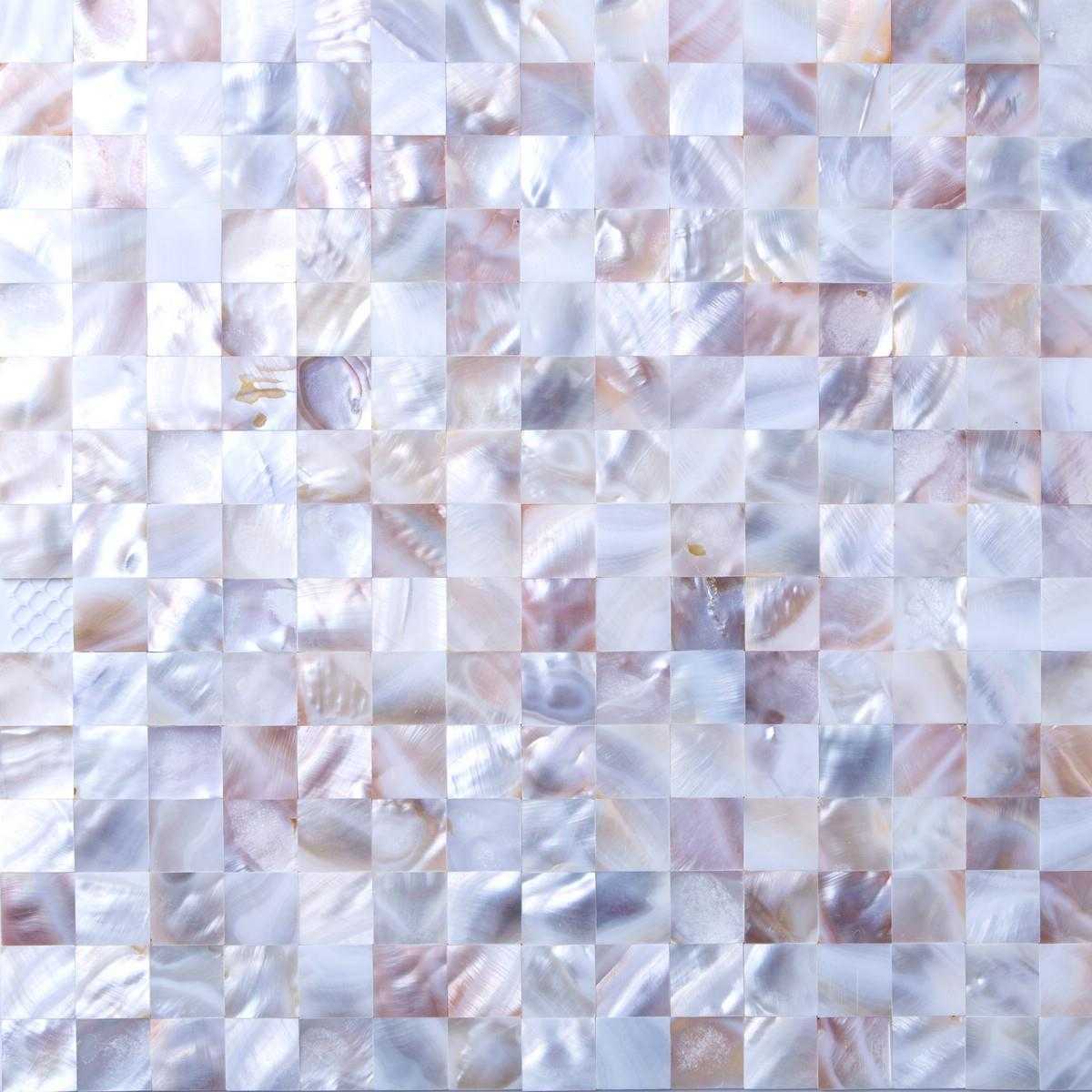 High end delicate handcrafted MOP wall art Handmade White Mother of Pearl Mosaic Tile for Bathroom Kitchen Shower