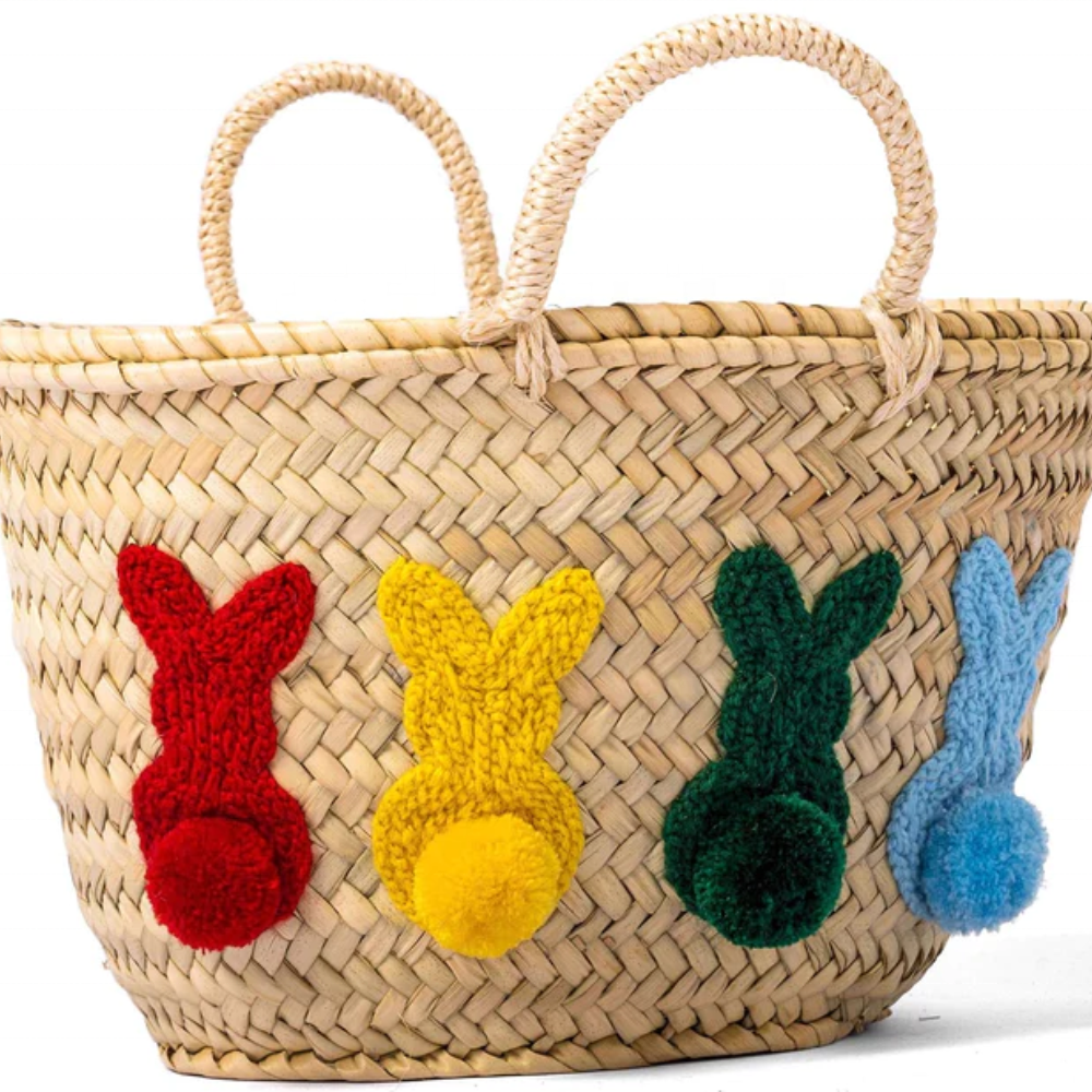 Hot product high quality handwoven seagrass Baby Easter basket gift basket for holiday wholesales made in Vietnam