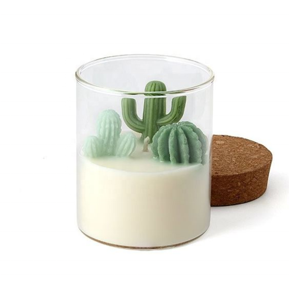 Handmade soy wax cactus flower candle Mother Day's gift Valentine gift Christmas gift wholesales nice price from Vietnam