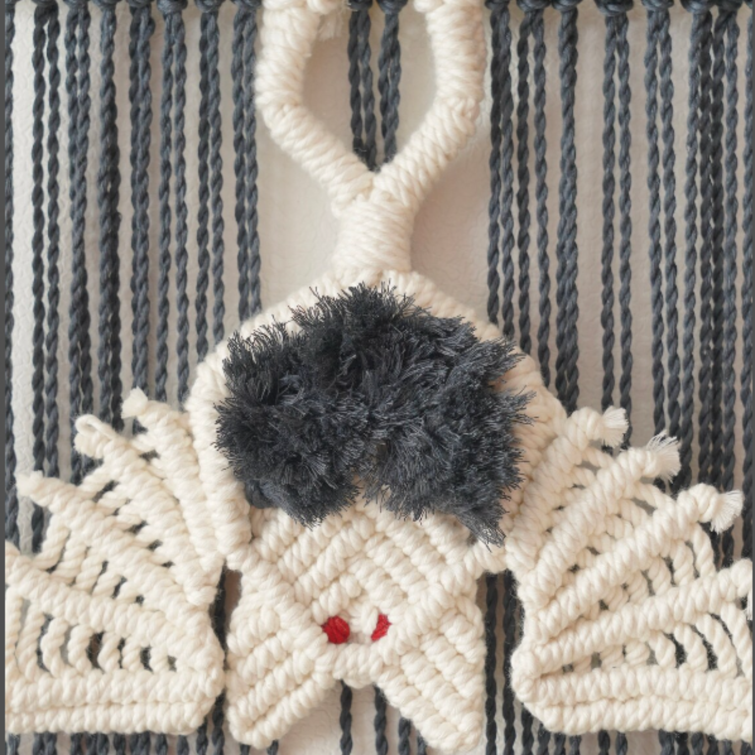 Modern Bat Dreamcatcher Cotton Macrame Wall Decoration for Halloween Home Decor Wholesale from Vietnam