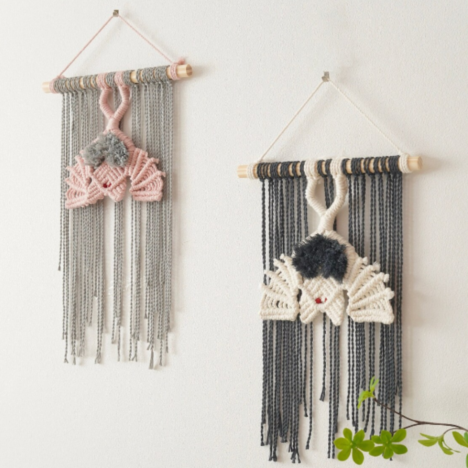 Modern Bat Dreamcatcher Cotton Macrame Wall Decoration for Halloween Home Decor Wholesale from Vietnam