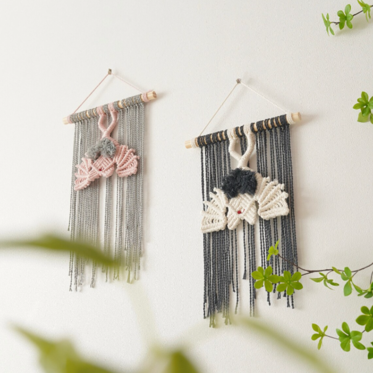 Modern Bat Dreamcatcher Cotton Macrame Wall Decoration for Halloween Home Decor Wholesale from Vietnam