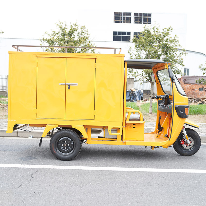 CKD CBU 2000W power 45km/h speed 135km endurance 580kg max load express delivery 3 wheels electric tricycle for cargo