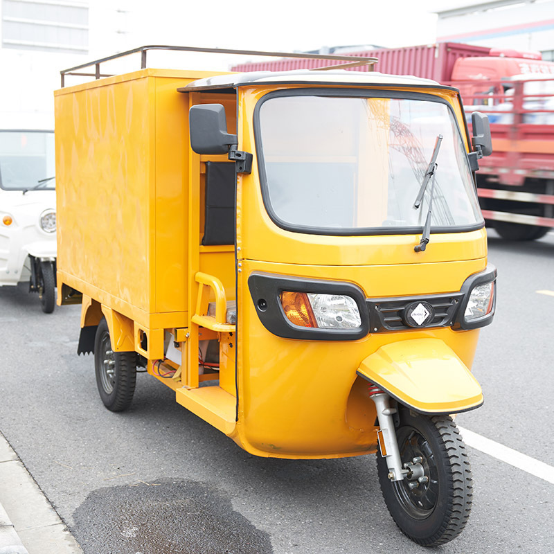 CKD CBU 2000W power 45km/h speed 135km endurance 580kg max load express delivery 3 wheels electric tricycle for cargo