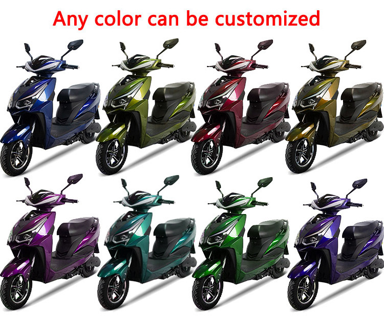 India best selling 600/800W electric racing motorcycle SKD 2 wheel sport electric scooter