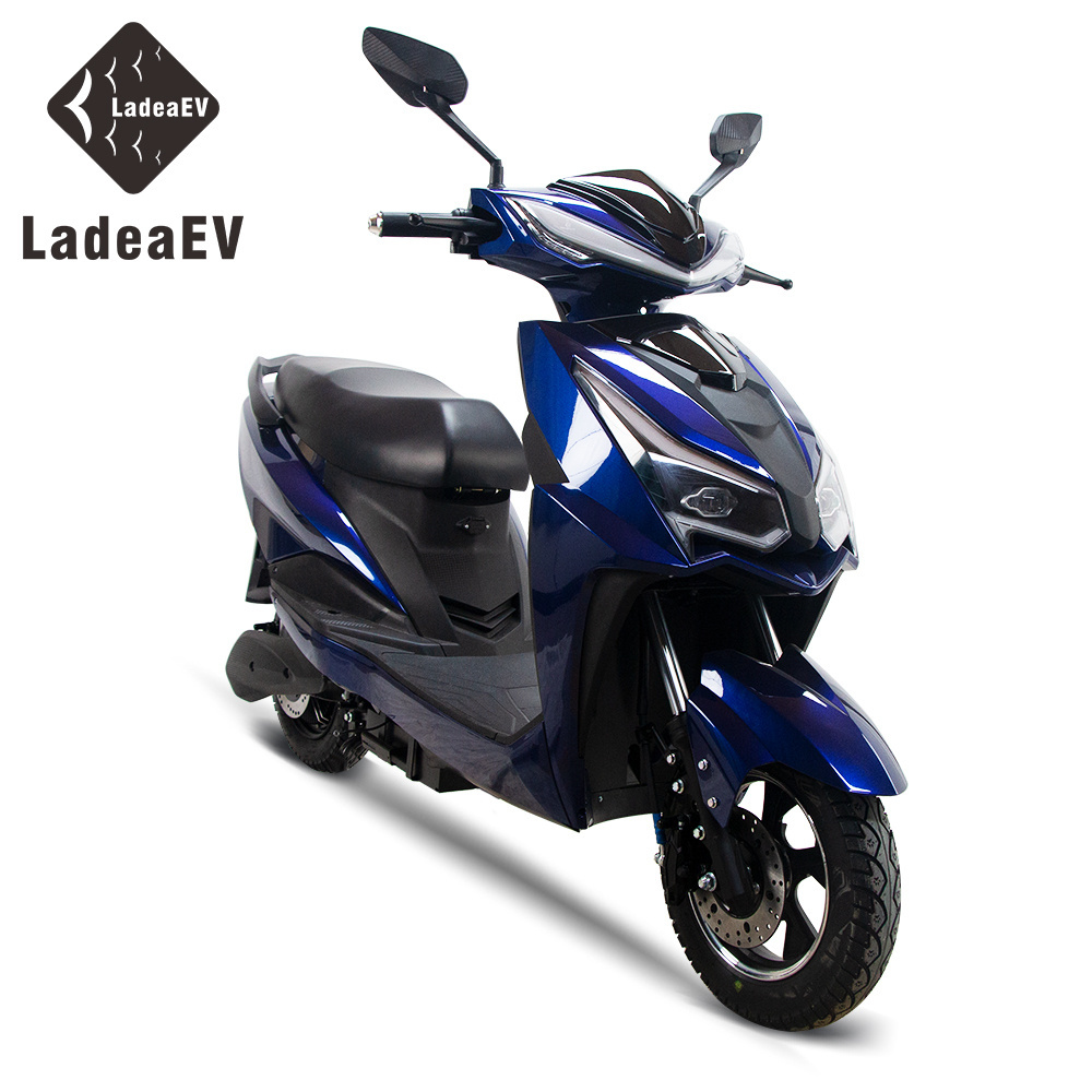 LadeaEV 1000-1500w e moped two wheel electric adult motorcycle wholesale electric scooter