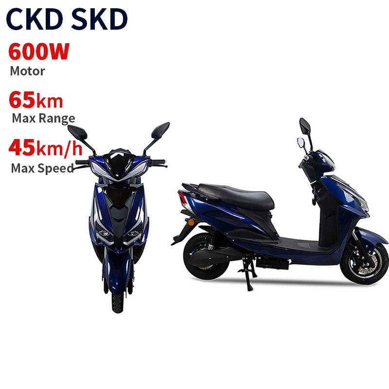 CKD SKD 3.00-10 tire 45km/h max speed 65km range e moped scooters  for ladies