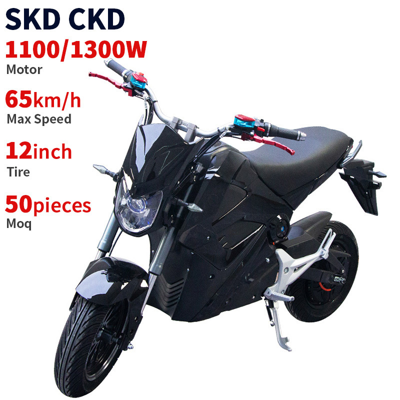 CKD SKD M5 model 12inch 1100W/1300W 65km/h speed motorcycle electric adults street legal china cheap electric scooter for sale