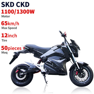 CKD SKD hot sale M5 model adult off road electric motorcycle 12inch 1100W/1300W 65km/h two wheel electric scooter