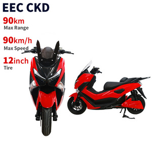 12 inch 90km/h max speed 90km range 2 wheels adults fast high speed racing electric motorcycle