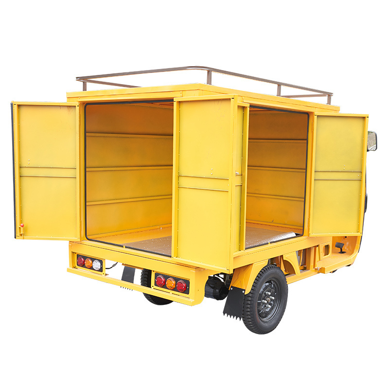 CKD CBU 2000W power 45km/h speed 135km endurance 580kg max load express delivery 3 wheels electric tricycle for cargo