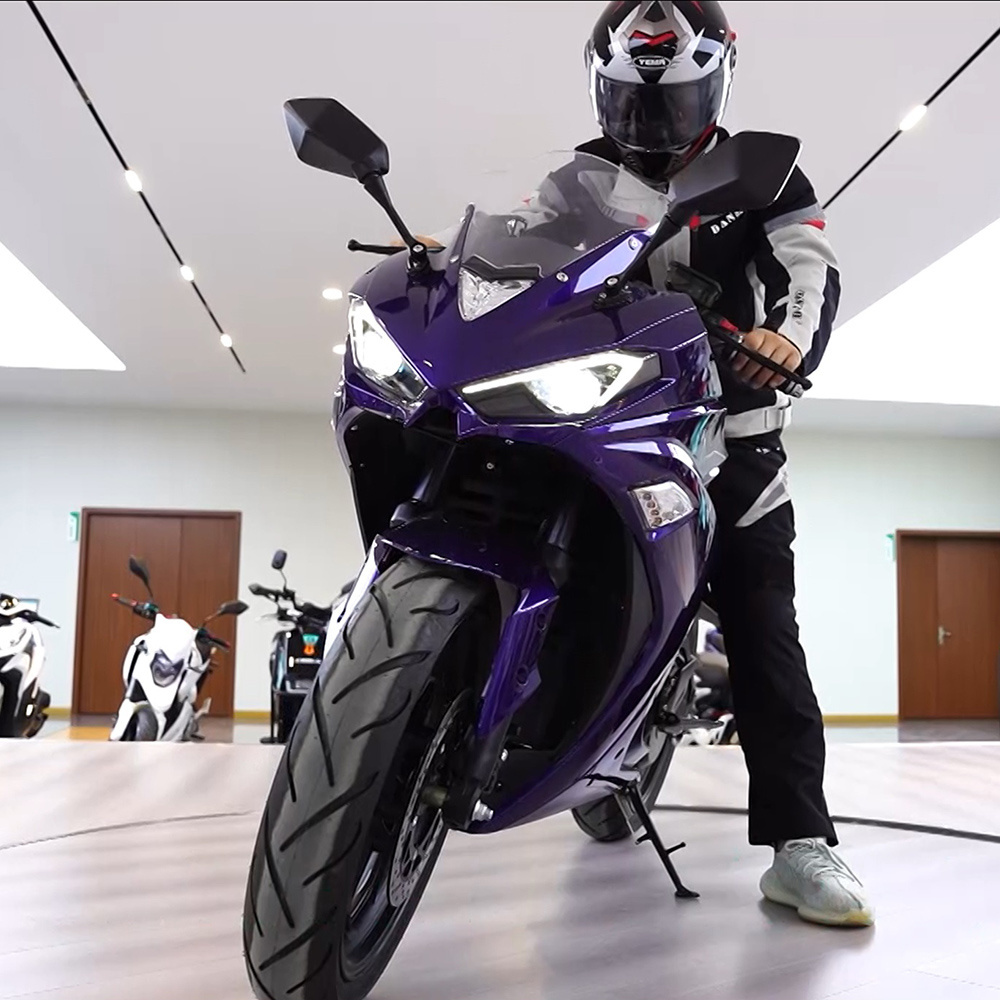 2024 best selling 17inch 72V electric motorcycle 90KM/H max speed electric racing motorcycle