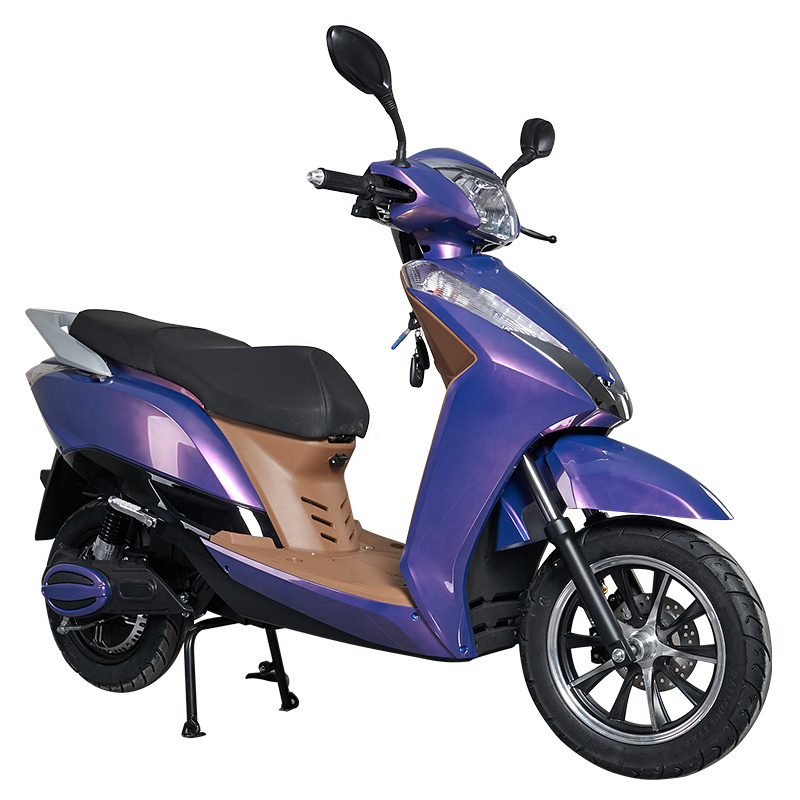 2 wheel electric motorcycle adult 600W/800W 40-50km/h speed 45-65km range pedal assist electric moped scooter