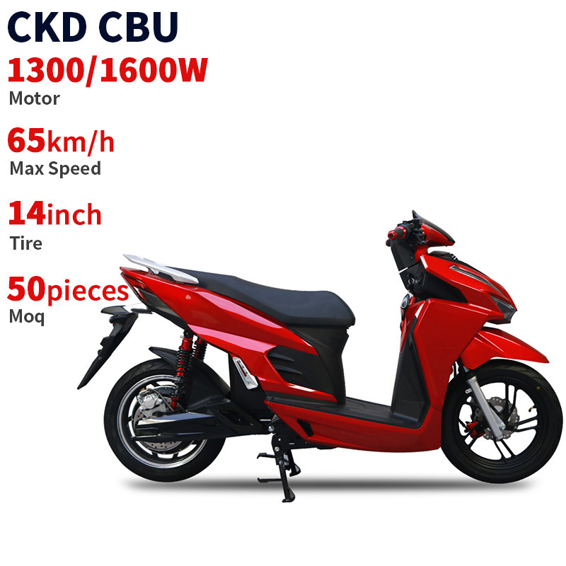 14inch tire 60/72 volt 1300/1600w disc brake pedal electric scooter 2 person moped electric scooter for adult