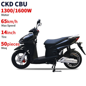 CKD 14inch 1300W 1600W electric pedal moped two wheels electric scooter motorcycles for adults