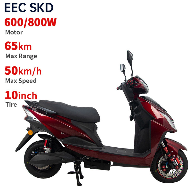 CKD EEC 10inch 600W/800W 40-50km/h speed 45-65km range 2 wheel electric scooter for adult