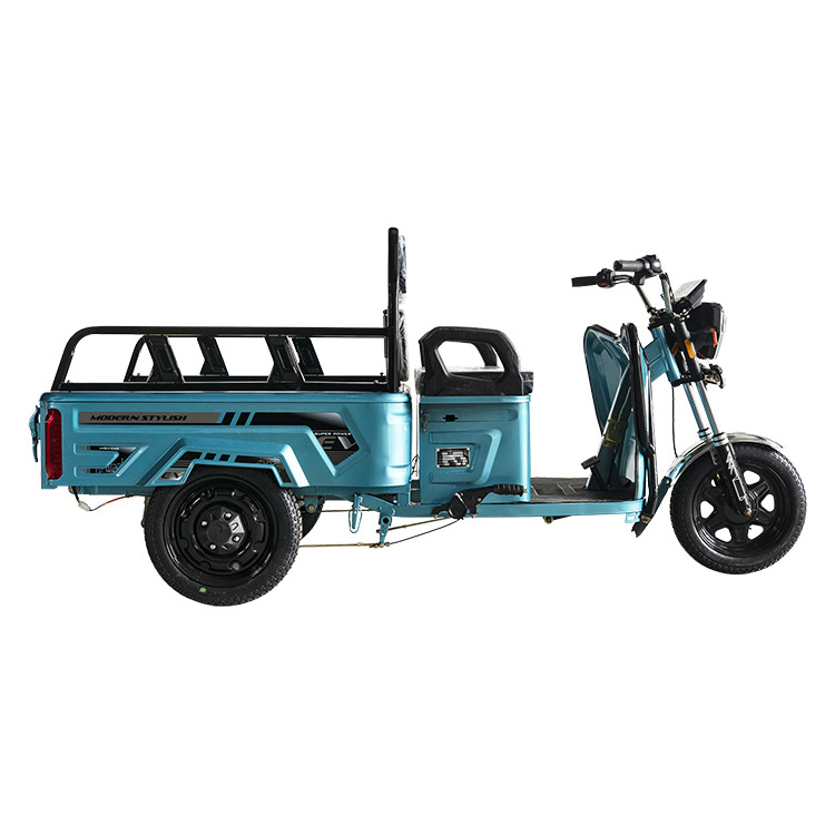 CKD 500W 30km/h max speed 50km range 350kg max load electric cargo tricycle with 1000*850mm cabin