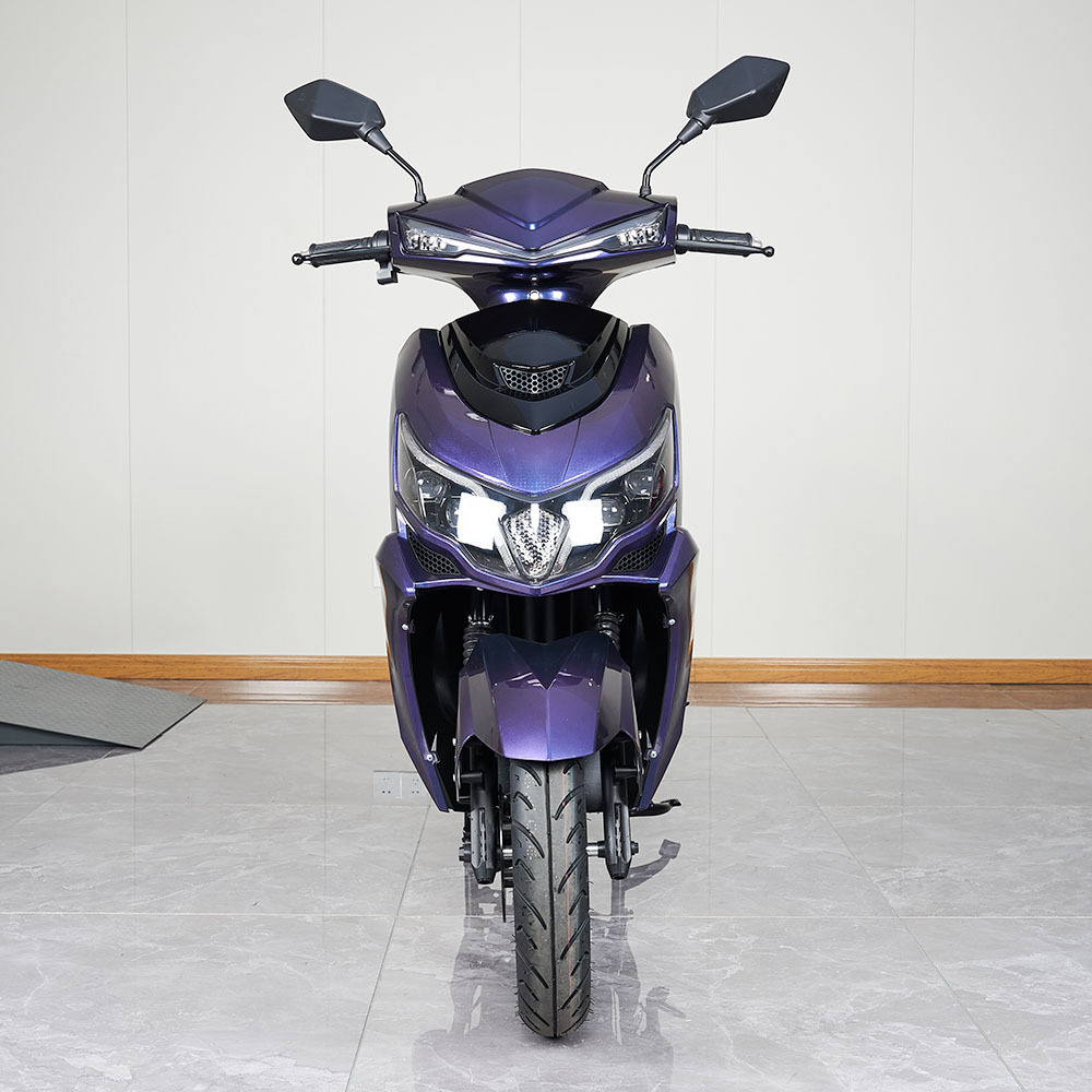 CKD SKD 12inch 1100W/1300W 65km/h speed 70km range purple ev scooter electric motorcycle