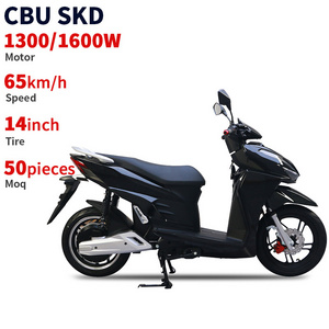 CKD 14 inch electric motorcycle street legal adult 1300/1600W 65km/h speed electric motorcycle for adult fast electric scooter