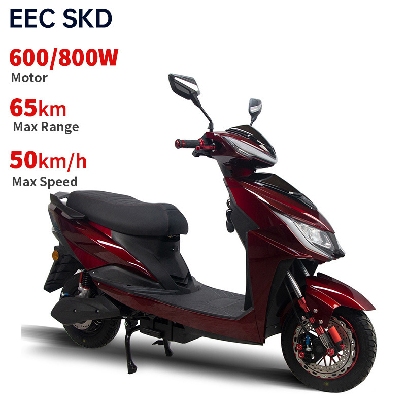 CKD EEC 600W/800W 40-50km/h speed 45-65km range electric moped  import  10inch electric scooters from china