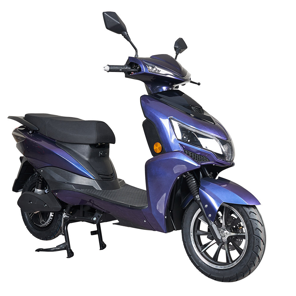 CKD SKD 12inch 1100W/1300W 65km/h speed 70km range purple ev scooter electric motorcycle