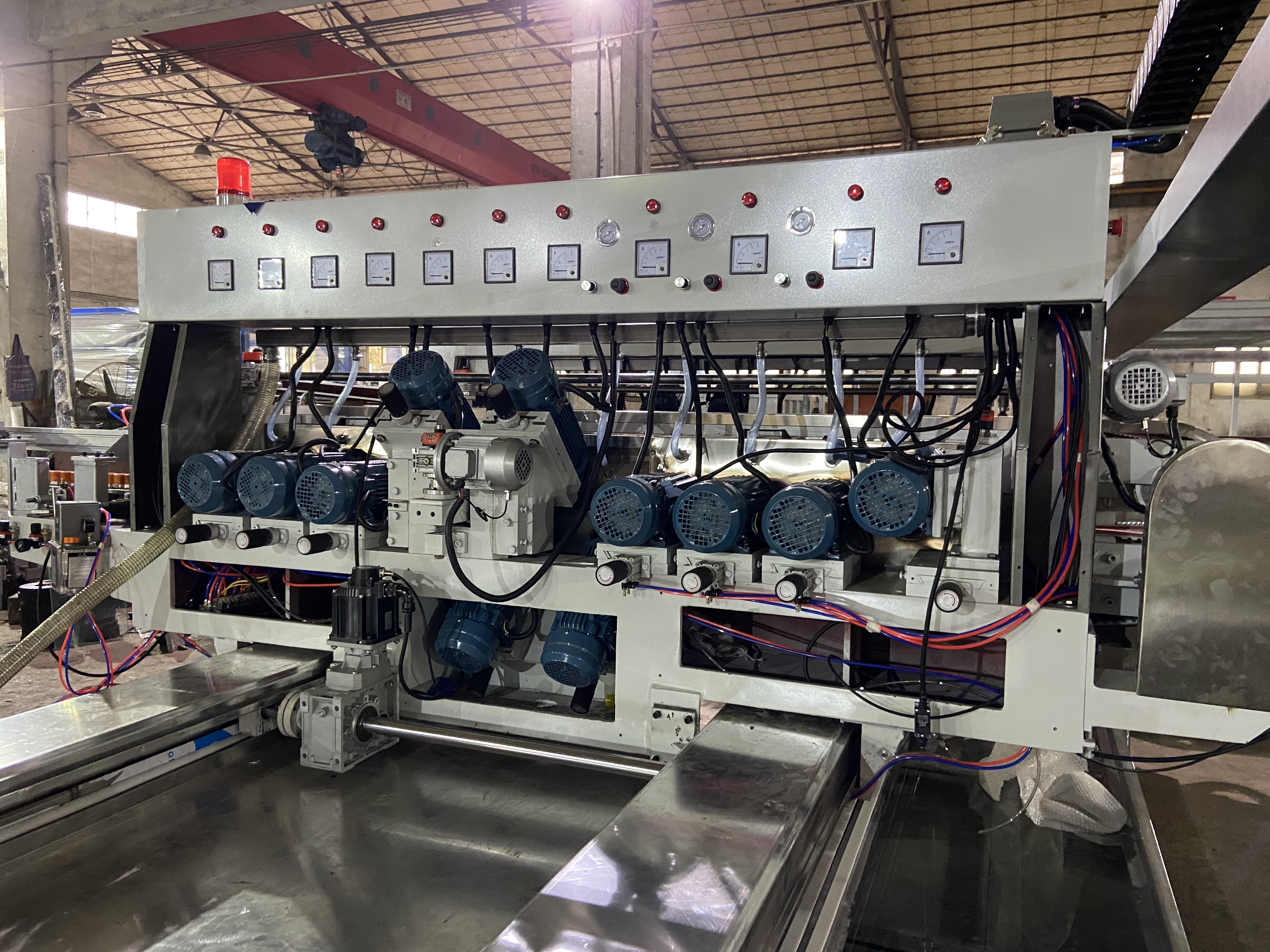 Automatic glass double edger / glass double polisher / Bilateral glass edging machine