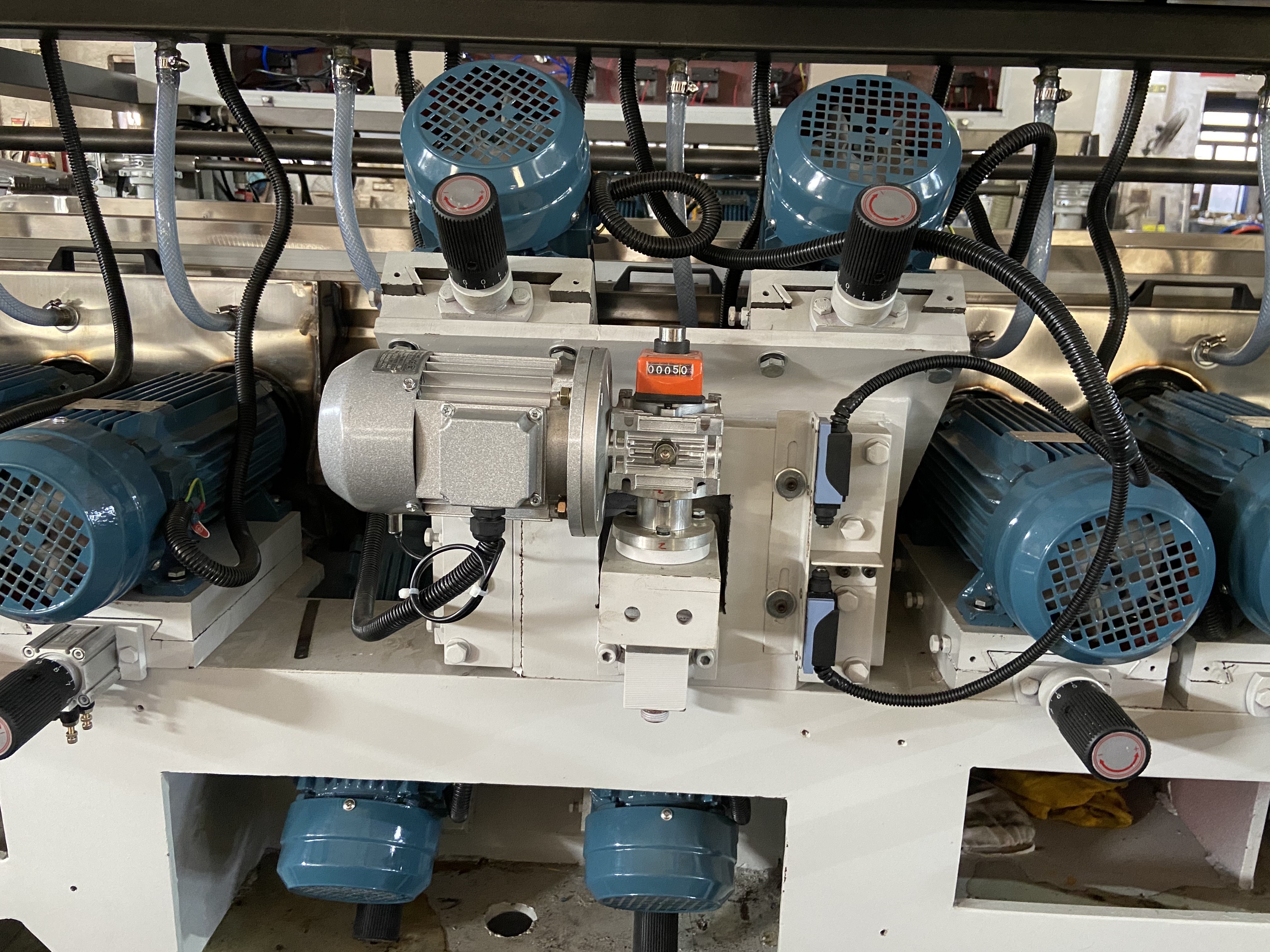 Automatic glass double edger / glass double polisher / Bilateral glass edging machine