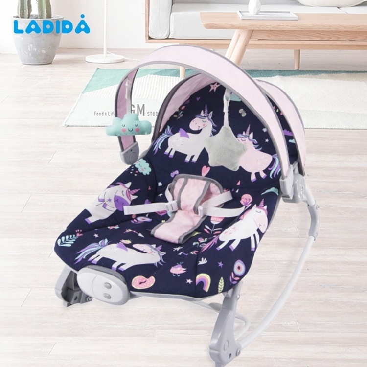 Wholesale Lovely Pattern Super Comfortable Toddler Electric Baby Walkers Musical Baby Rocker Chair