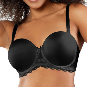 Ladymate ODM/OEM supplier Sujetador de para mujer Women Padded Strapless Bra customized size bras underwire plus size bra