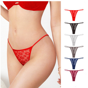 Ladymate ODM/OEM ropa interior Sexy de encaje Woman Temptation sexy underwear Panties T Back thongs G String Panty For Women