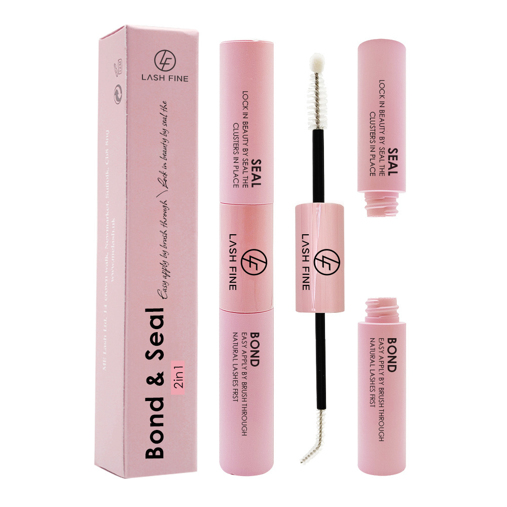 Lash Bond and Seal Super Strong Hold Cluster DIY Lash Glue Remover glue 2-in-1 Eyelash Glue + Seal & Remover