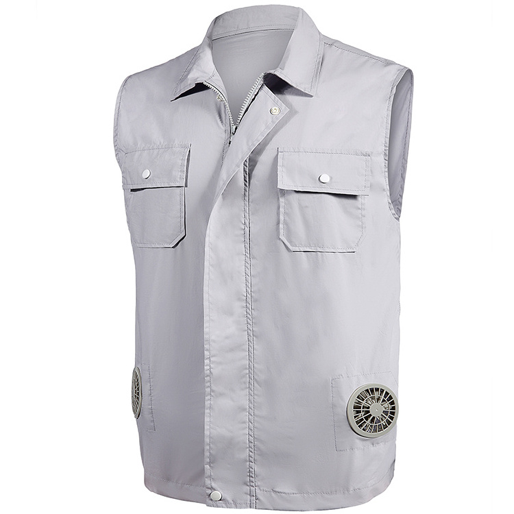 Stay Cool and Safe with Our Fan Cooling Vest - Perfect for Hot Summer