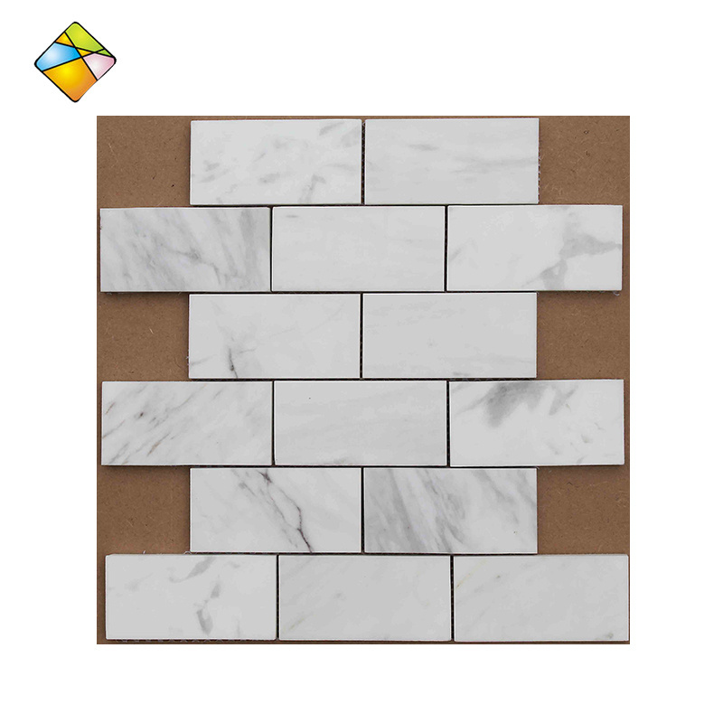 Granite Carrara Marble Floor Wall Mosaic Panel