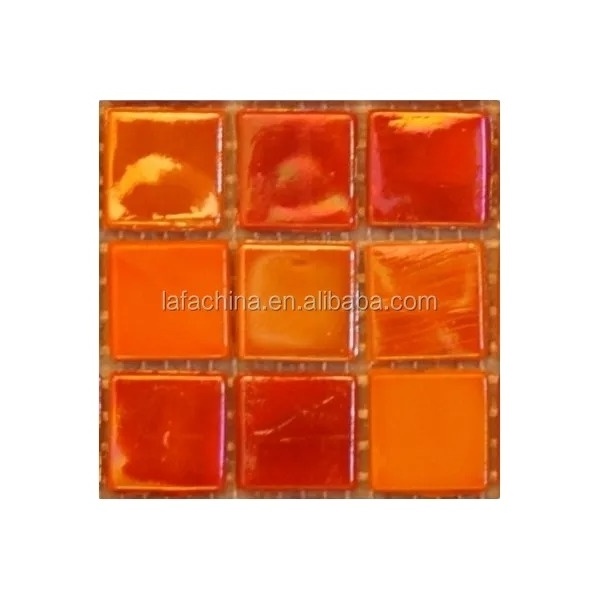 Foshan Factory Ice Jade Multi-colour Series Design Glass Mosaic Patterns Mesh Kitchen Tiles