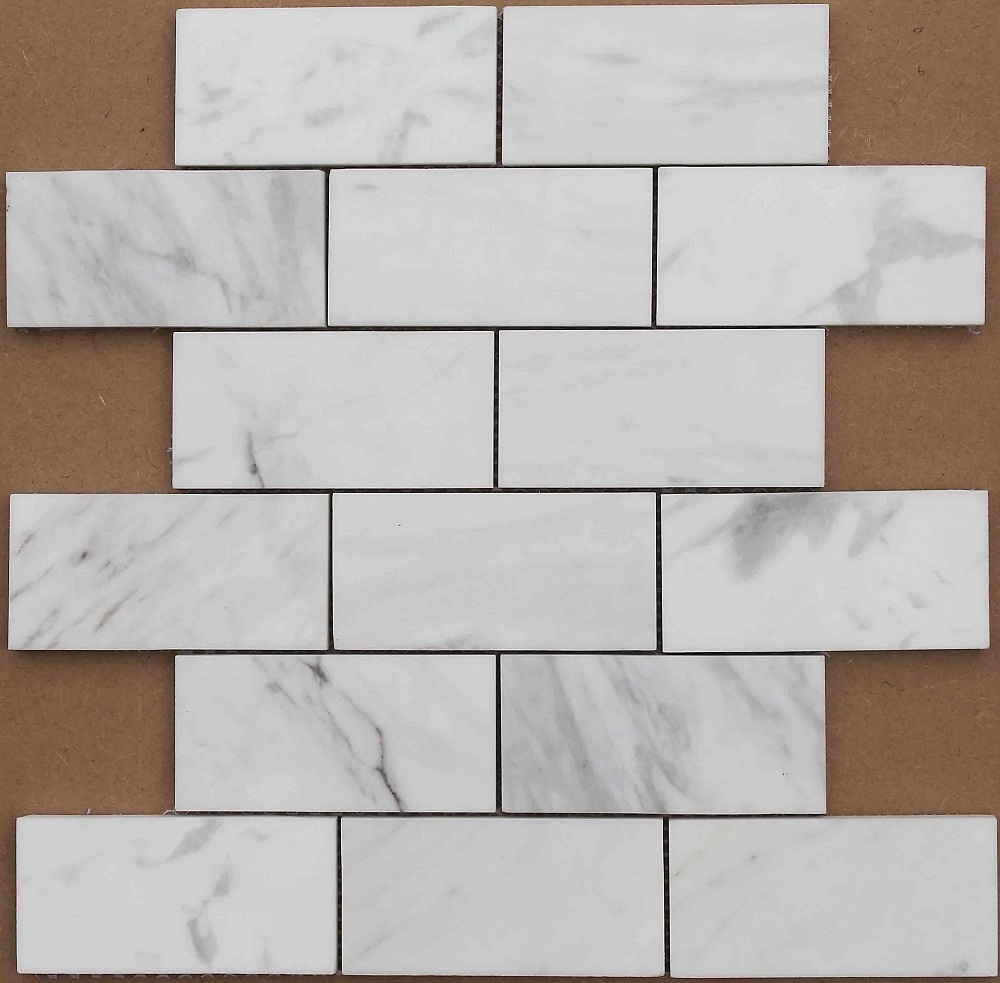 Granite Carrara Marble Floor Wall Mosaic Panel