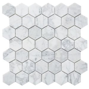 Good Quality Cheap Price Mosaic Hexagon Cararra White Ceramic Mosaic Mosaic Tile For Kitchen Backsplash Peel And Stick