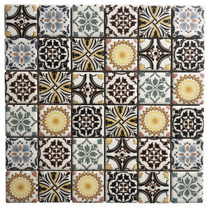 Europe Style White Ink Jet Ceramic Mosaic Tile for Kitchen Backsplash Pool Mosaic Wall Tiles